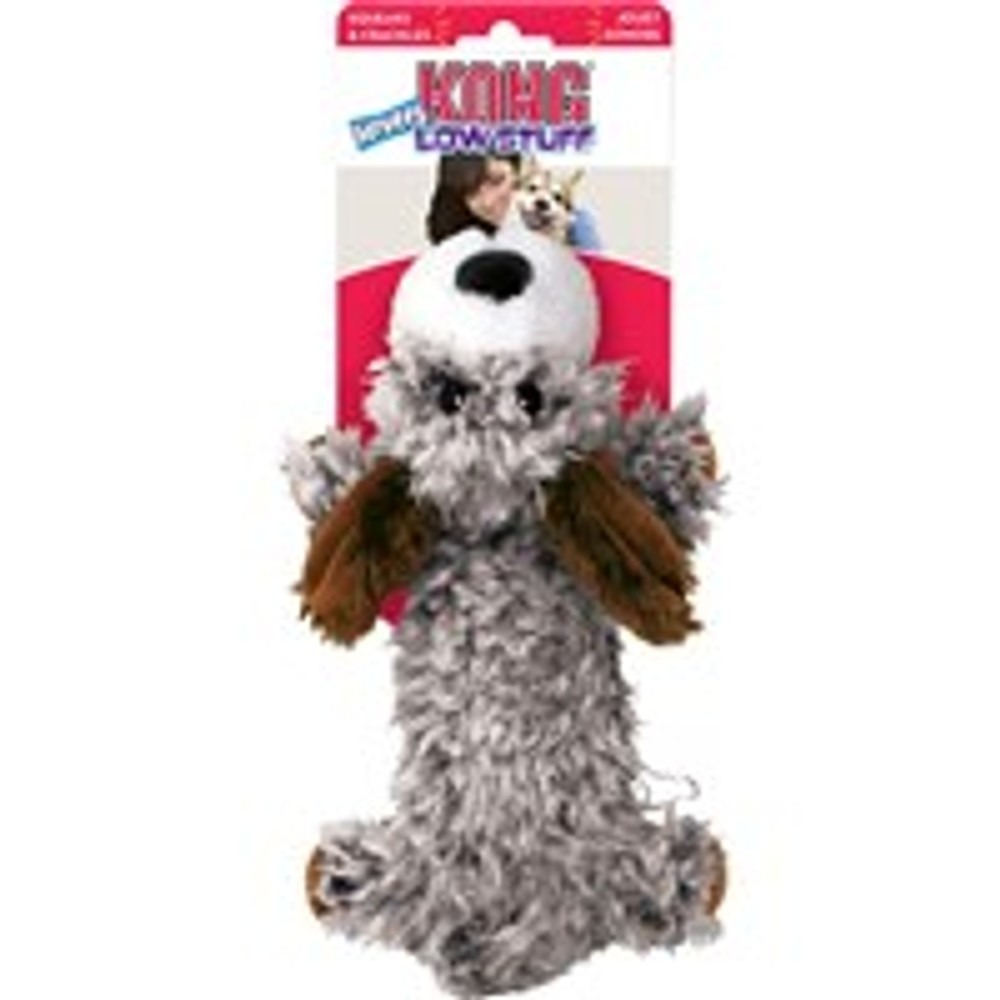 KONG Scruffs Low Stuff LWC11 Dog Toy Large Crinkle Squeaker